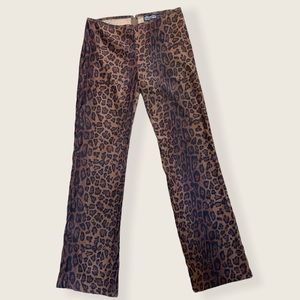 vintage cheetah print pants by no boundaries